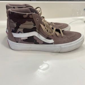 Vans Sk8-Hi Shoe - Brown Camo